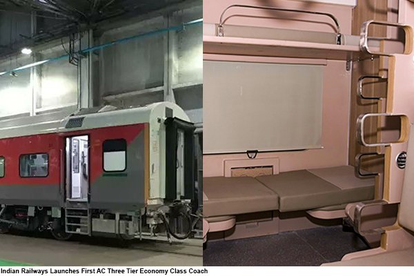 Indian Railways Launches First Ac Three Tier Economy Class Coach Nation