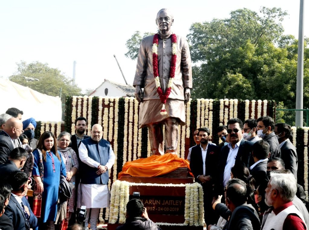 A six-foot-tall statue of the late Arun Jaitley is to be erected at the ...