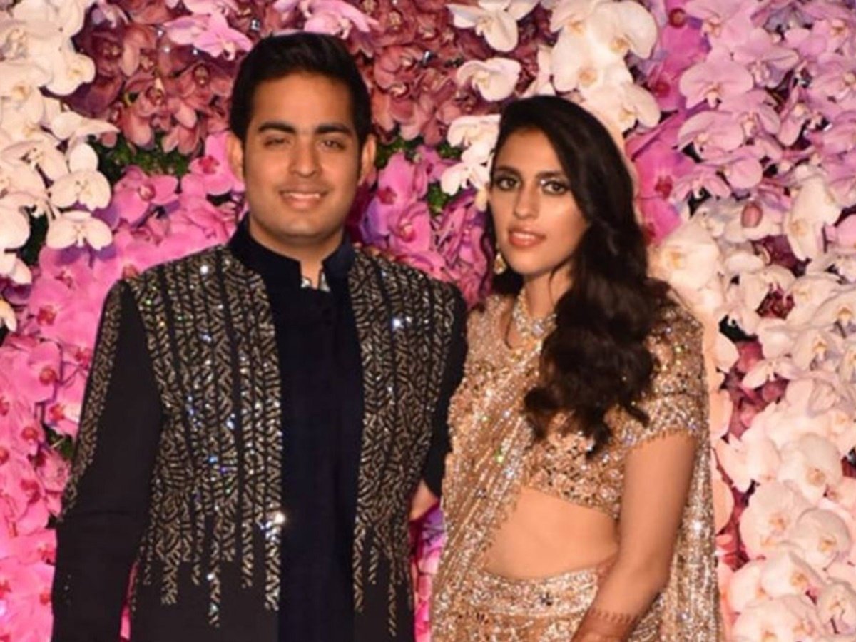 Mukesh Ambani become grandfather : Akash & Shloka Welcome Their First ...